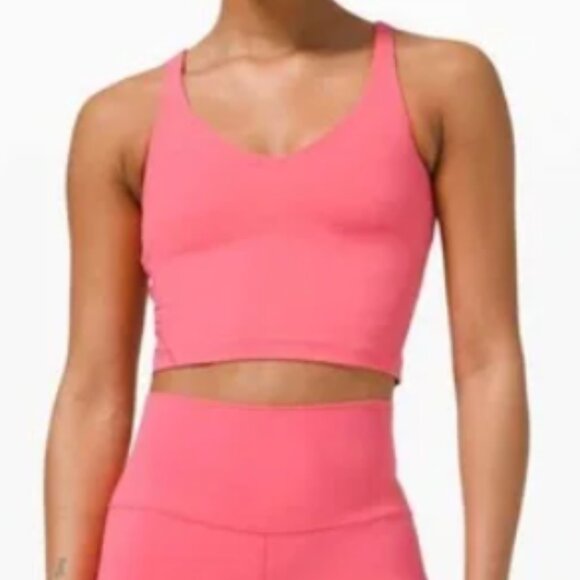 lululemon Glaze Pink Align™ Tank Top Light Support A/B Cup Small NWOT - Picture 1 of 3